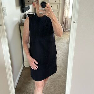 FLX Urban Commuter Mock Neck Dress with Pockets